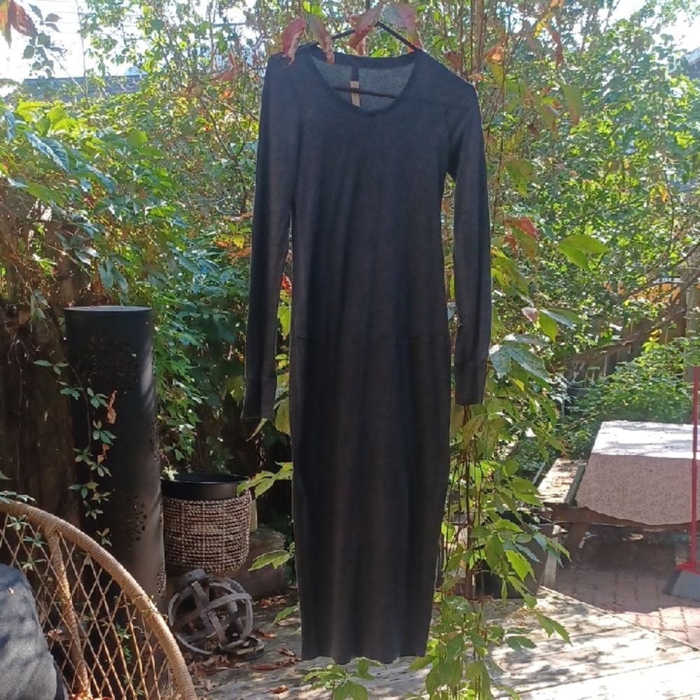 Elegant Black Long Sleeve Dress